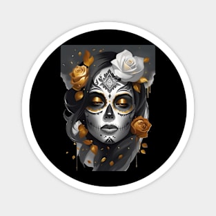 Golden Catrina Magnet